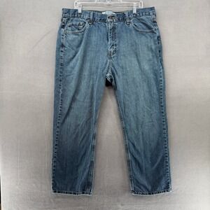 Levi Strauss & Co Jeans Mens 38x30 Authentics Signature Straight Leg Blue Denim